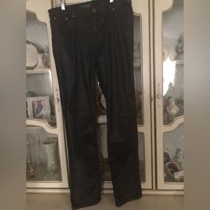 Lauren by Ralph Lauren NWOT black coated modern jeans size 10